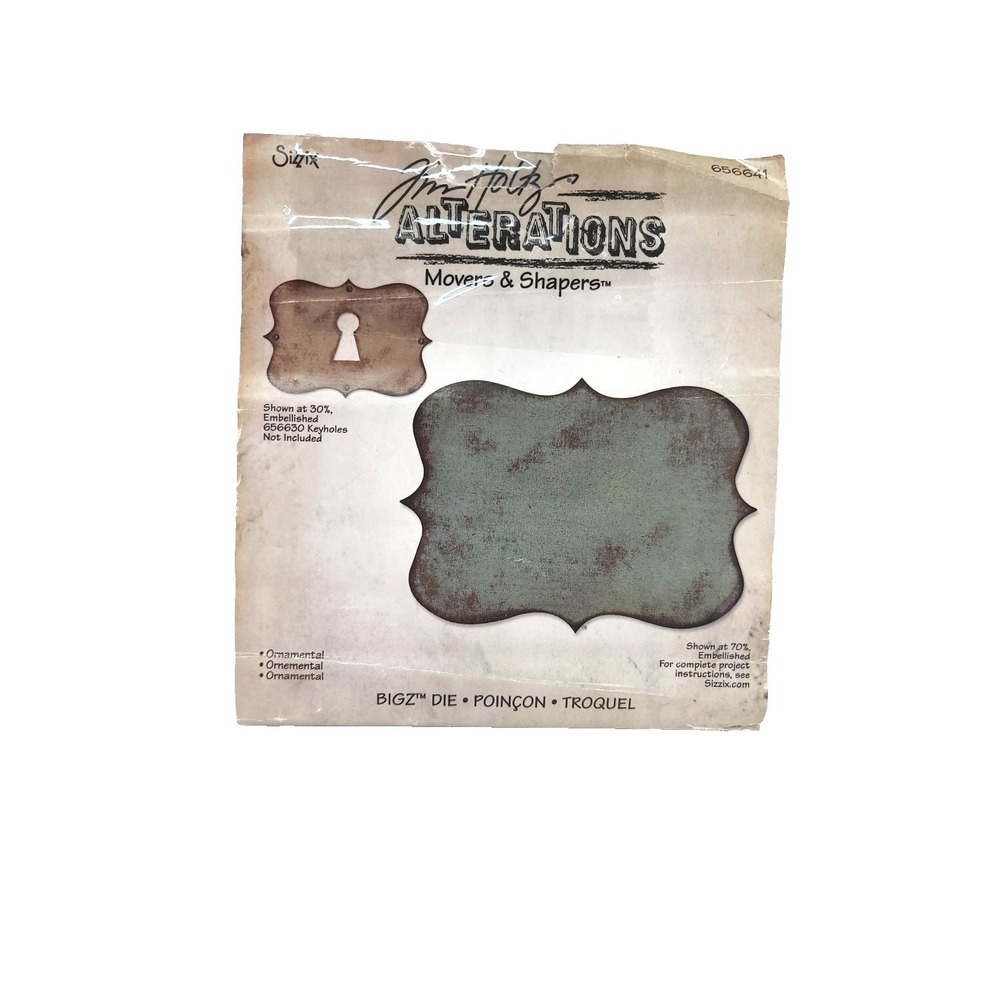 Sizzix Bigz Die Tim Holtz Alterations Movers and Shapers Ornamental 656641